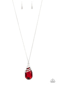 Paparazzi ~ Demandingly Diva ~ Red Necklace Set