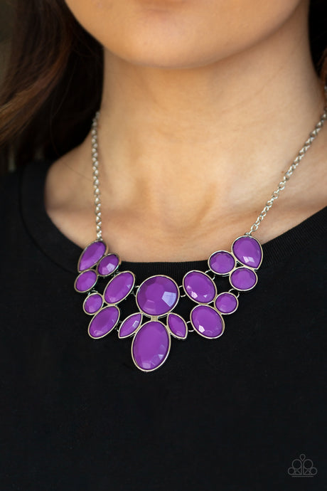 Paparazzi ~ Demi-Diva ~ Purple Necklace Set