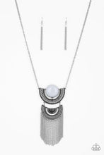 Load image into Gallery viewer, Paparazzi - Desert Diviner - Silver Bead Crescent Pendant Necklace - Klassy Jewelz Boutique