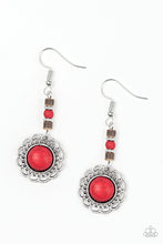 Load image into Gallery viewer, Paparazzi ~ Desert Bliss ~ Red Earrings