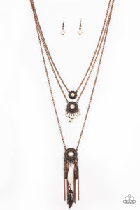 Paparazzi ~ Desert Daydream ~ Copper Necklace Set