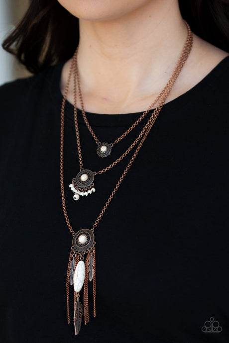 Paparazzi ~ Desert Daydream ~ Copper Necklace Set
