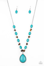 Load image into Gallery viewer, Paparazzi ~ Desert Diva ~ Blue/Turquoise Necklace Set