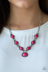 Paparazzi ~ Desert Dreamin' ~ Pink Necklace and Bracelet Set