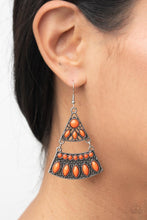Load image into Gallery viewer, Paparazzi ~ Desert Fiesta ~ Orange Earrings