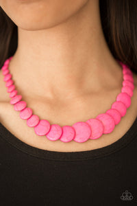 Paparazzi ~ Desert Flats ~ Pink Necklace Set