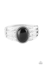 Load image into Gallery viewer, Paparazzi ~ Desert Glyphs ~ Black Cuff-Like Bracelet