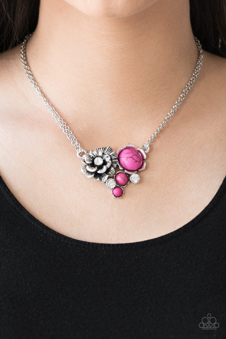 Paparazzi ~ Desert Harvest ~ Pink Necklace Set