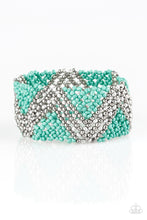 Load image into Gallery viewer, Paparazzi ~  Desert Loom ~ Blue Seed Bead Bracelet