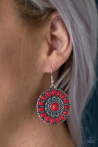 Paparazzi ~ Desert Palette ~ Red Earrings