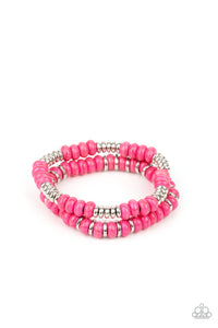 Paparazzi ~ Desert Rainbow ~ Pink Bracelet