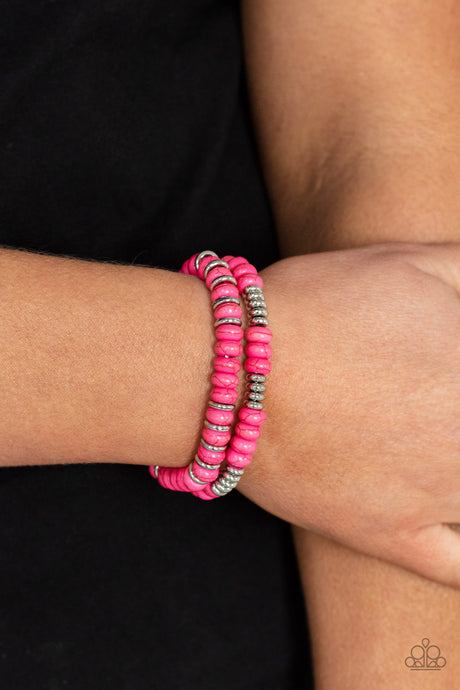 Paparazzi ~ Desert Rainbow ~ Pink Bracelet
