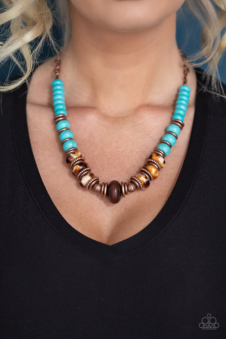 Paparazzi ~ Desert Tranquility ~ Copper Necklace Set