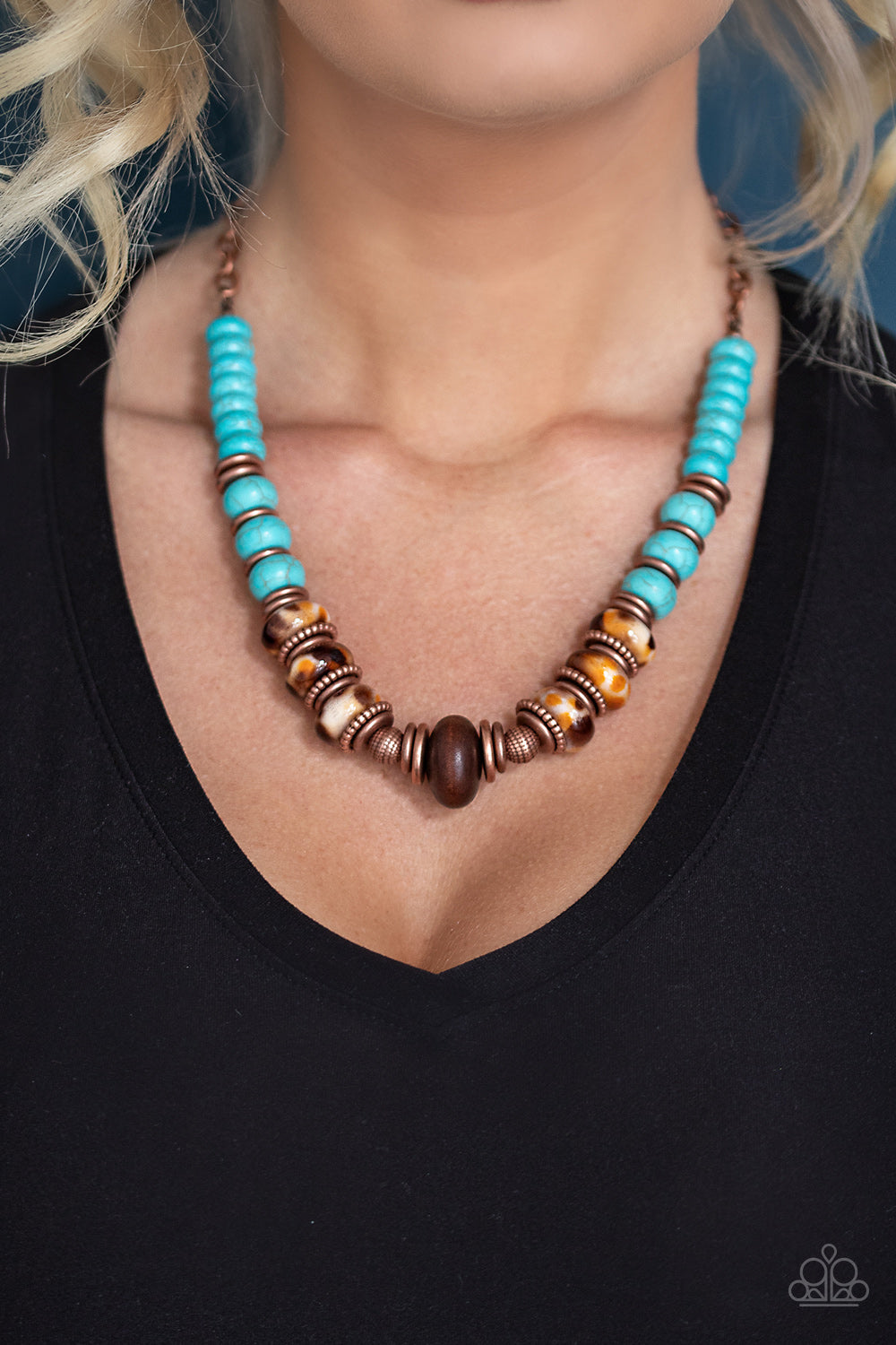 Paparazzi ~ Desert Tranquility ~ Copper Necklace Set