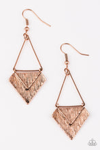 Load image into Gallery viewer, Paparazzi ~ Desert Treasure ~ Copper Earrings