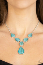 Load image into Gallery viewer, Paparazzi ~ Dewy Decadence ~ Blue Necklace Set