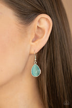 Load image into Gallery viewer, Paparazzi ~ Dewy Decadence ~ Blue Necklace Set