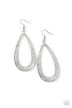 Load image into Gallery viewer, Paparazzi ~ Diamond Distraction ~ White Earrings