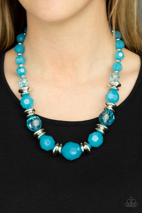 Paparazzi ~ Dine and Dash ~ Blue Necklace Set