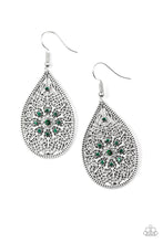 Load image into Gallery viewer, Paparazzi ~ Dinner Party Posh ~ Green Earrings