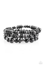Load image into Gallery viewer, Paparazzi ~ Disco Diva ~ Black Bracelet