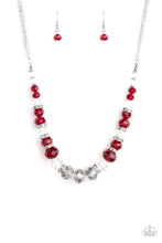 Load image into Gallery viewer, Paparazzi ~ Distracted by Dazzle ~ Red Necklace Set