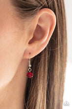 Load image into Gallery viewer, Paparazzi ~ Distracted by Dazzle ~ Red Necklace Set