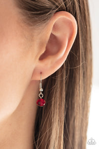 Paparazzi ~ Distracted by Dazzle ~ Red Necklace Set