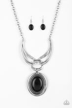 Load image into Gallery viewer, Paparazzi ~ Divide and RULER ~ Black Necklace Set