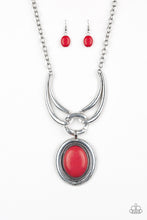 Load image into Gallery viewer, Paparazzi ~ Divide and RULER ~ Red Necklace Set