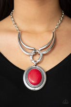 Load image into Gallery viewer, Paparazzi ~ Divide and RULER ~ Red Necklace Set