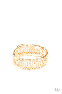 Paparazzi ~ Dizzyingly Demure ~ Gold Bracelet