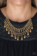 Load image into Gallery viewer, Paparazzi ~ Don&#39;t Forget To BOSS! ~ Gold Necklace Set