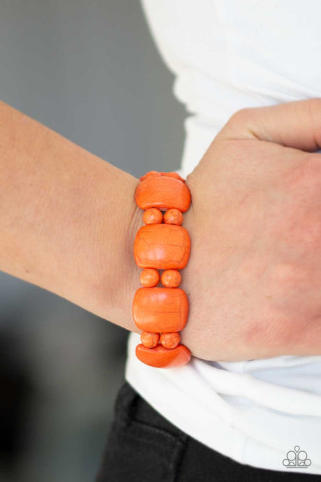 Paparazzi ~ Don't Be So NOMADIC! ~ Orange Bracelet