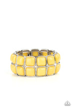 Load image into Gallery viewer, Paparazzi ~ Double The DIVA-ttitude ~ Yellow Bracelet