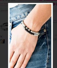 Load image into Gallery viewer, Paparazzi - Downright Dressy - Black Bracelet - Klassy Jewelz Boutique