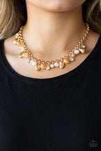 Load image into Gallery viewer, Paparazzi ~ Downstage Dazzle ~ Gold Necklace Set
