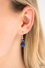 Load image into Gallery viewer, Paparazzi ~ Dream Pop ~ Blue and Silver Bead Necklace Set