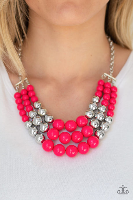 Paparazzi ~ Dream Pop ~ Pink Necklace Set
