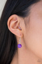 Load image into Gallery viewer, Paparazzi ~ Dream Pop ~ Purple and Silver Bead Necklace Set