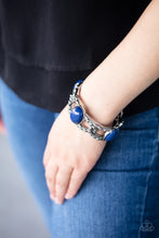 Load image into Gallery viewer, Paparazzi ~ Dreamy Gleam ~ Blue Bracelet