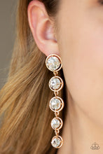 Load image into Gallery viewer, Paparazzi ~ Drippin In Starlight ~ Gold Post Earrings