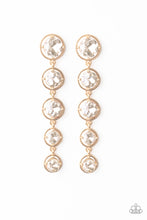 Load image into Gallery viewer, Paparazzi ~ Drippin In Starlight ~ Gold Post Earrings