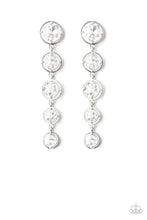 Load image into Gallery viewer, Paparazzi ~ Drippin In Starlight ~ White Post Earrings
