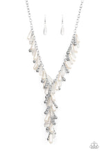 Load image into Gallery viewer, Paparazzi ~ Dripping With DIVA-ttitude ~ White Necklace Set (Life of the Party Exclusive)
