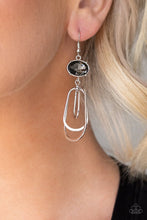 Load image into Gallery viewer, Paparazzi ~ Drop-Dead Glamorous ~ Silver Earrings