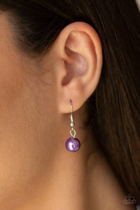 Paparazzi ~ Duchess Dior ~ Purple Pearl Necklace Set