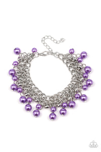 Paparazzi ~ Duchess Dior ~ Purple Pearl Necklace and Bracelet Set