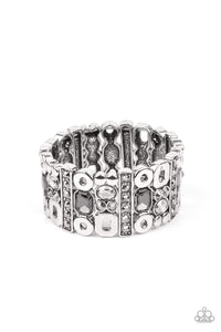 Paparazzi ~ Dynamically Diverse ~ Silver Bracelet