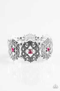 Paparazzi ~ EMPRESS-ive Shimmer ~ Pink Bracelet